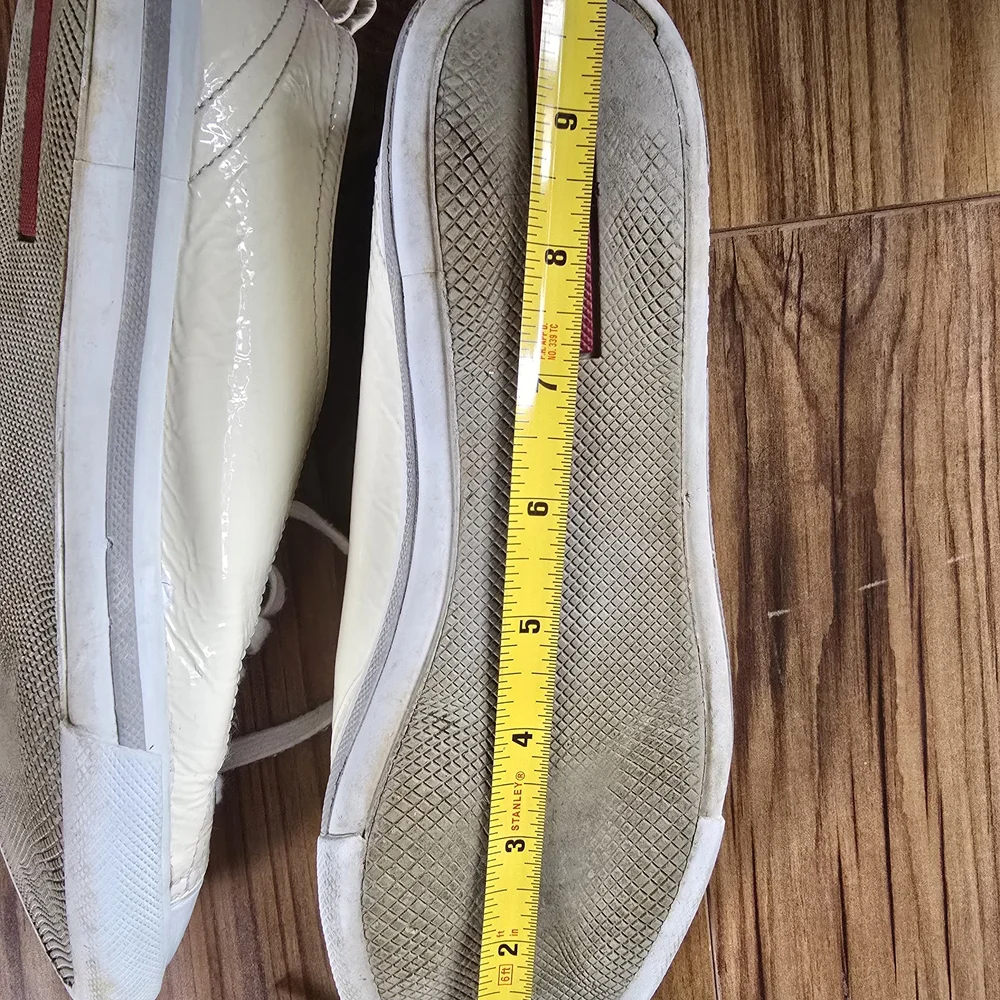 Prada Women's Off-White Sneakers - Picture 4 of 7